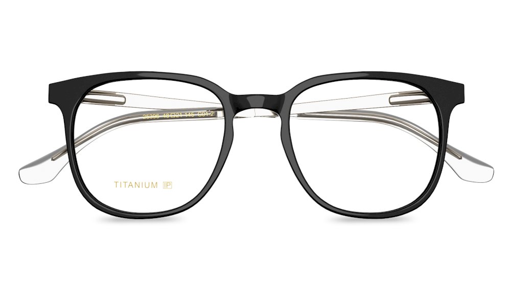 Tyler Round Black Full Rim Eyeglasses