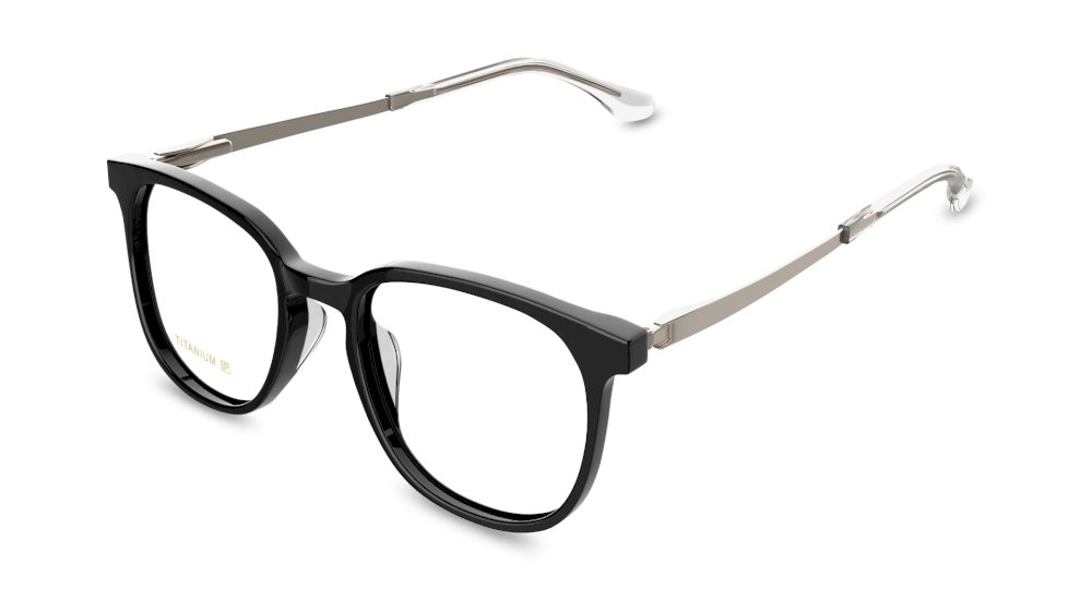 Tyler Round Black Full Rim Eyeglasses