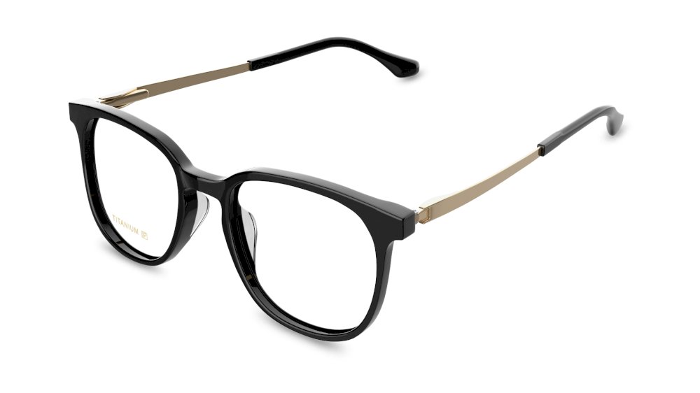 Tyler Round Black Full Rim Eyeglasses