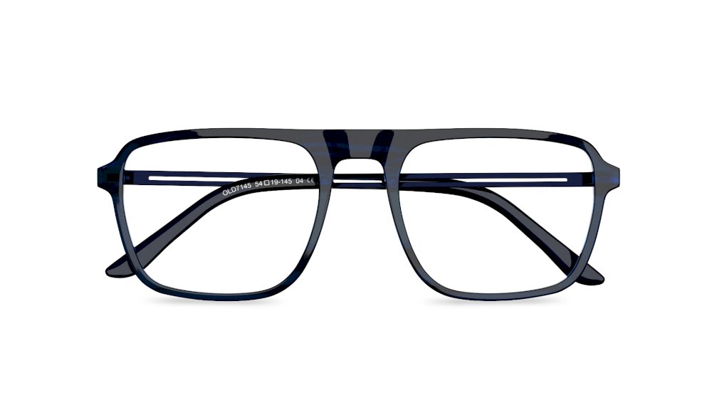 Marli Aviator Blue Full Rim Eyeglasses