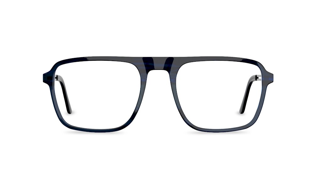 Marli Aviator Blue Full Rim Eyeglasses