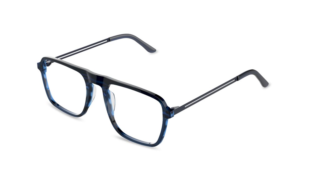 Marli Aviator Blue Full Rim Eyeglasses