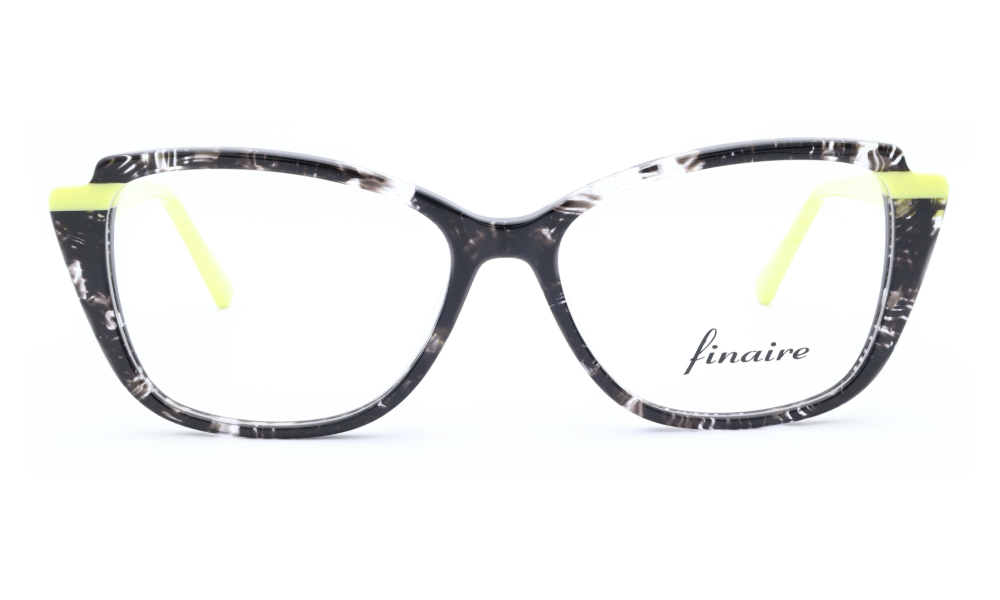 Finaire Soulcast Cat Eye Black Full Rim Eyeglasses
