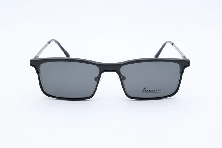 Finaire Pixa Rectangle Blue Semi Rimless Eyeglasses