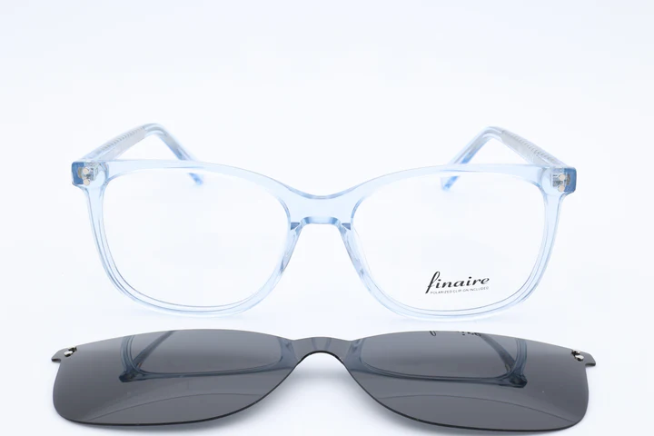 Finaire Carpre Wayfarer Blue Full Rim Eyeglasses