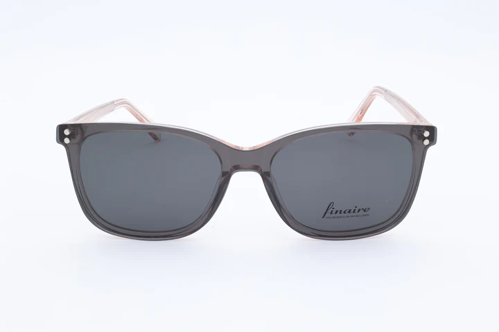 Finaire Carpre Wayfarer Champagne Full Rim Eyeglasses