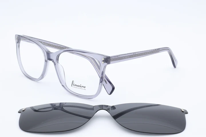 Finaire Carpre Wayfarer Smoke Full Rim Eyeglasses