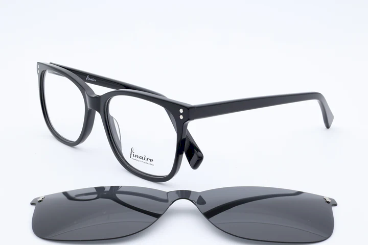 Finaire Carpre Black Wayfarer Eyeglasses | Framesbuy