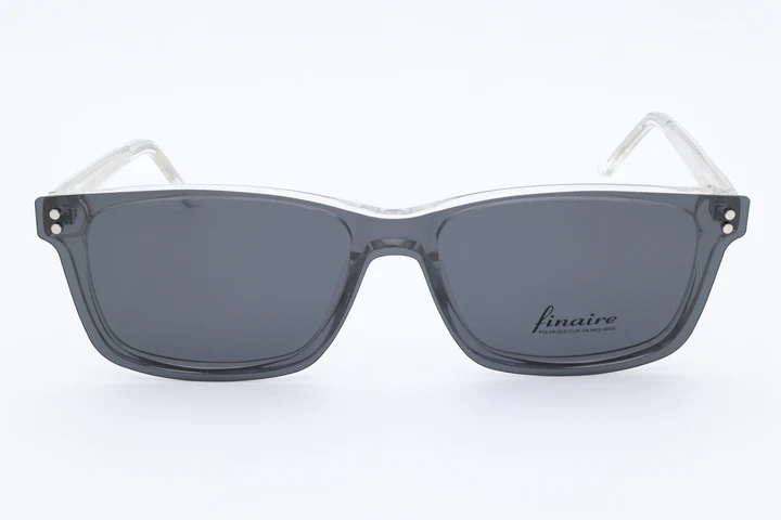 Finaire Raggio Rectangle Clear Full Rim Eyeglasses