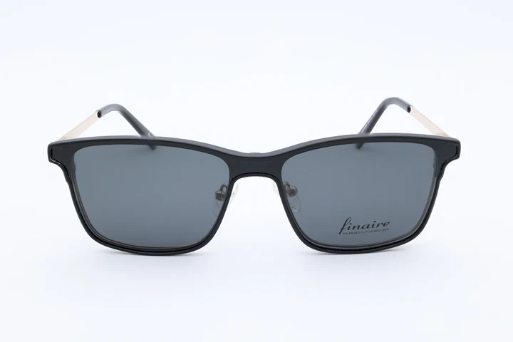 FInaire Pixa XL YC33056 Wayfarer Black Full Rim Sunglasses