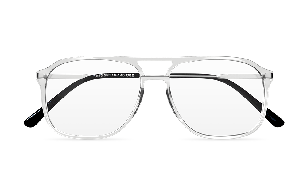 Lumina Square Grey Full Rim Eyeglasses