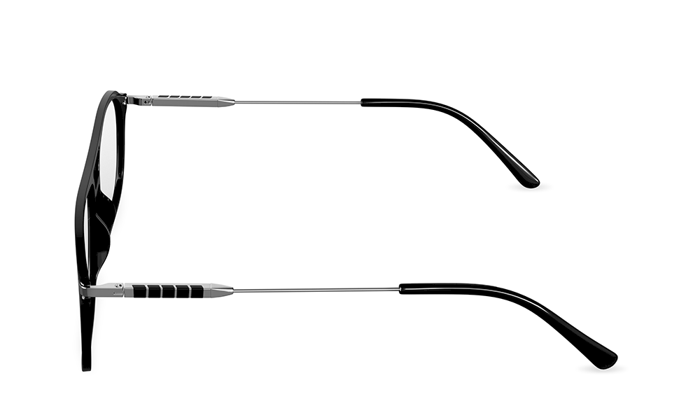 Lumina Square Black Full Rim Eyeglasses