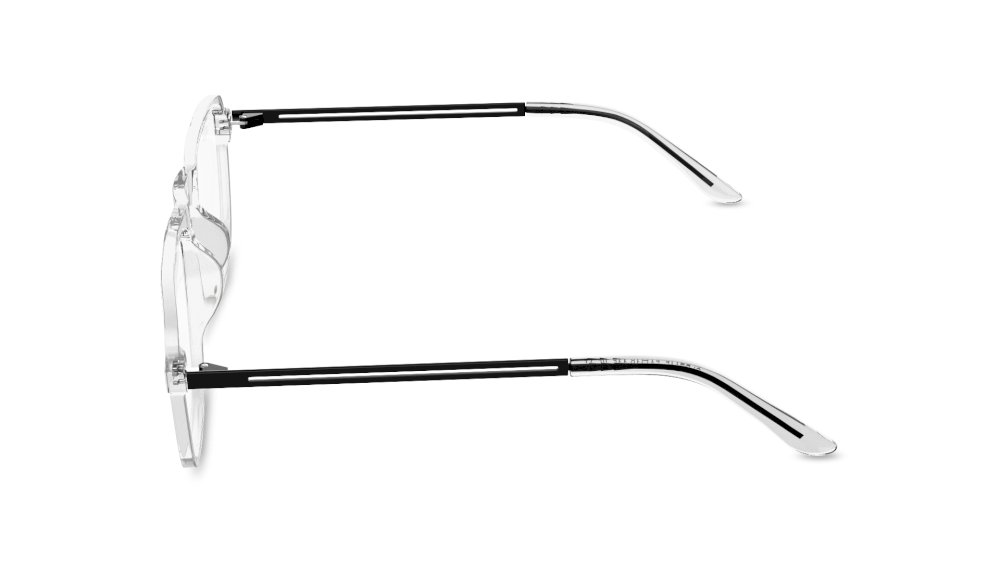 Halcyon Aviator Clear Full Rim Eyeglasses