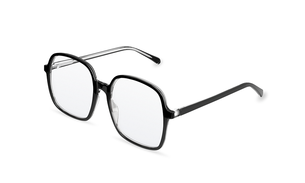 Myst Square Grey Full Rim Eyeglasses