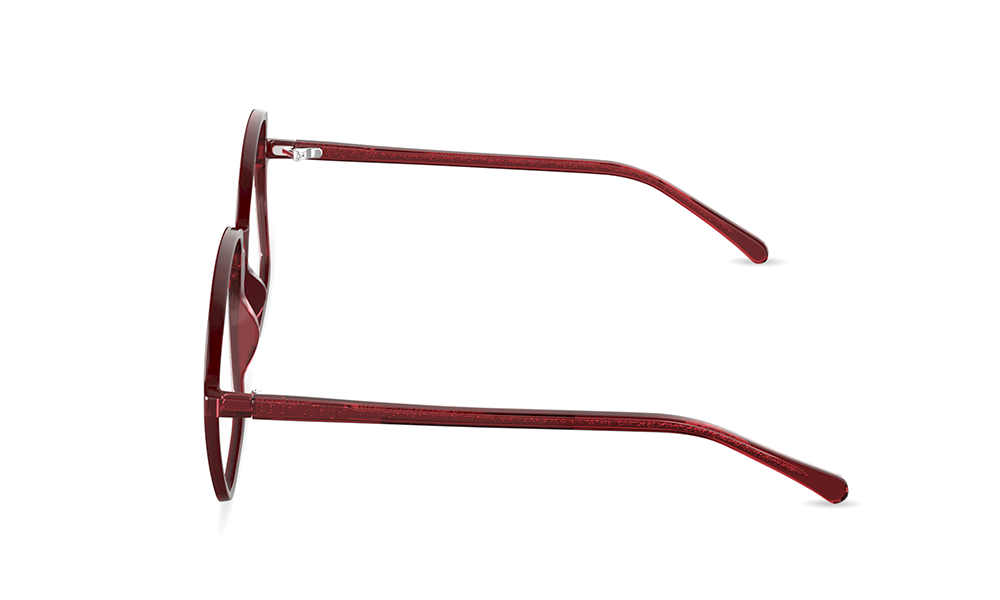 Myst Square Red Full Rim Eyeglasses