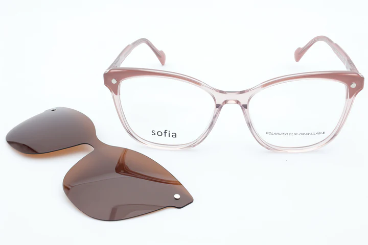 Sofia Positano Cat Eye Nude Full Rim Eyeglasses