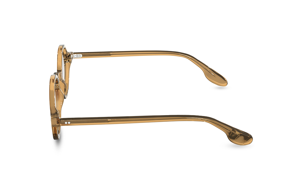 Svelte Round Transparent Tea Full Rim Eyeglasses