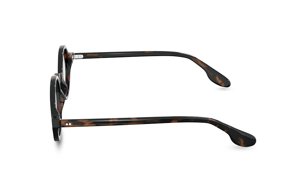 Svelte Round Tortoise Full Rim Eyeglasses