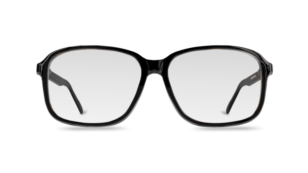 Eclipse Square Black Full Rim Eyeglasses