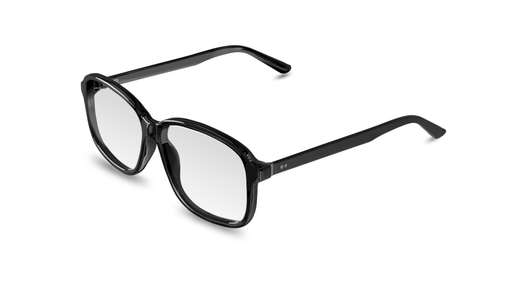 Eclipse Square Black Full Rim Eyeglasses