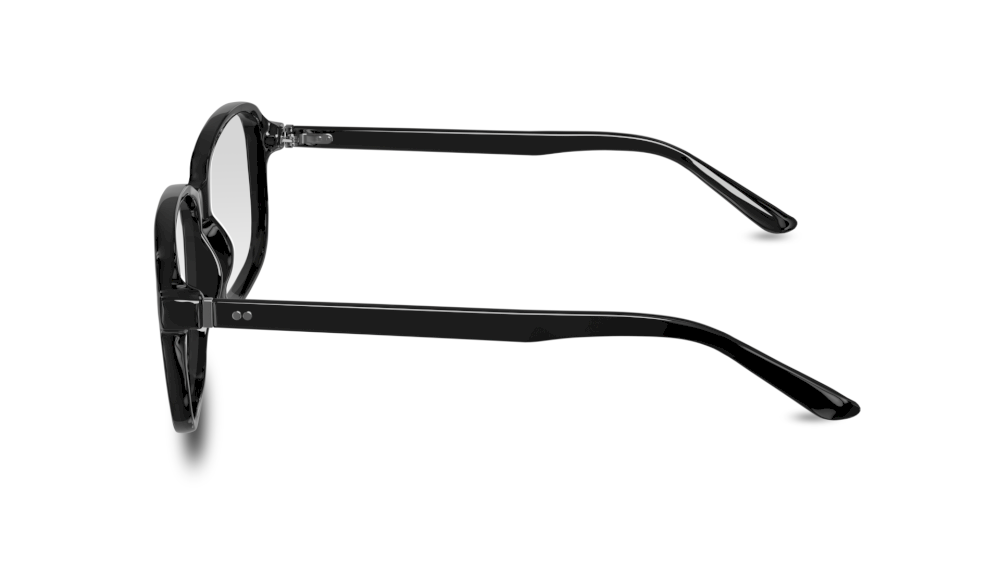 Eclipse Square Black Full Rim Eyeglasses