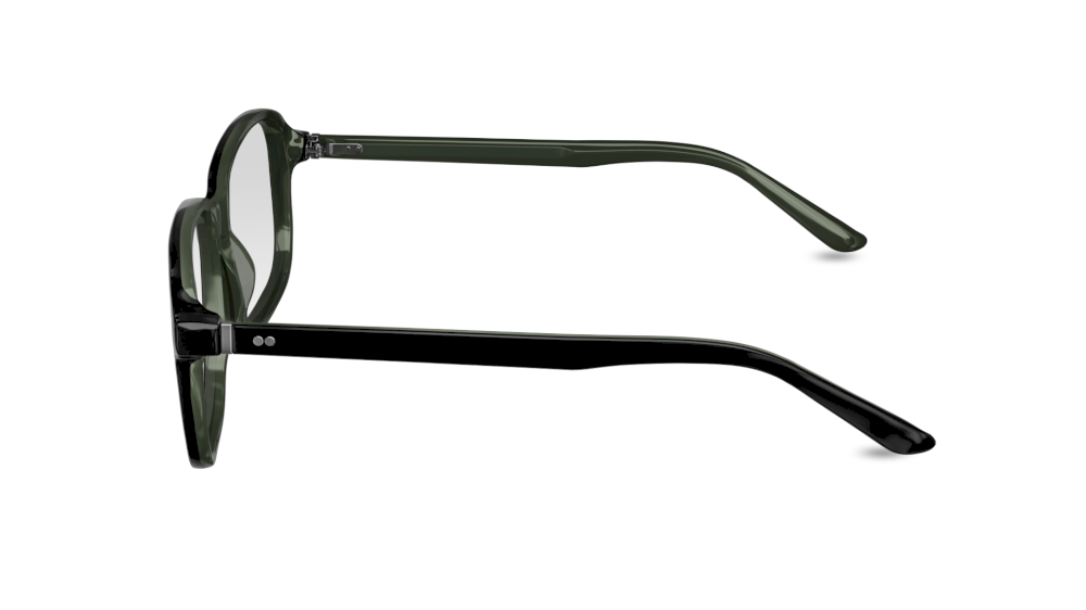 Eclipse Square Black Full Rim Eyeglasses