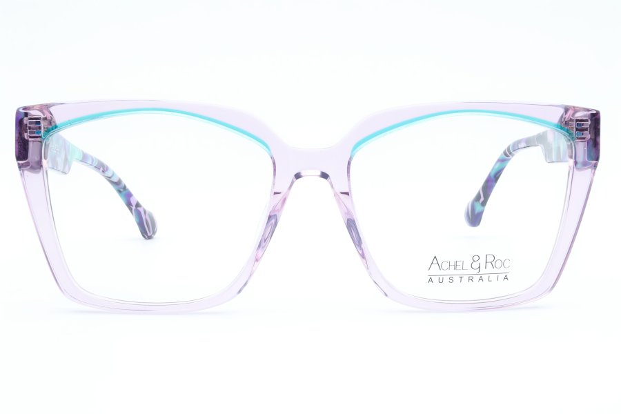 Achel & Roc Varenna Cat Eye Pink Full Rim Eyeglasses