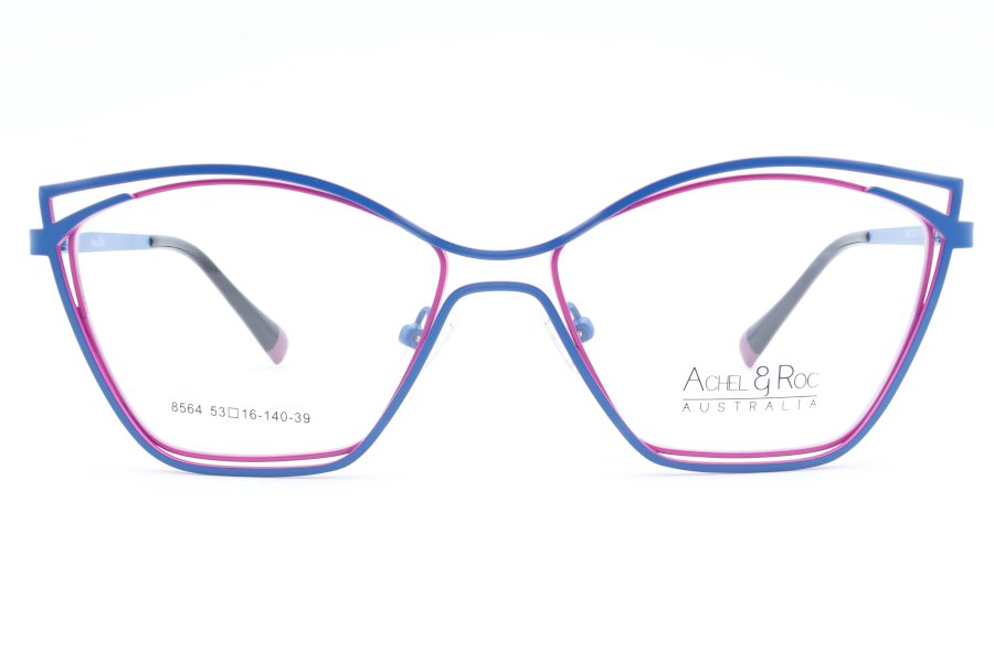 Achel & Roc Mystique Cat Eye Pink Full Rim Eyeglasses