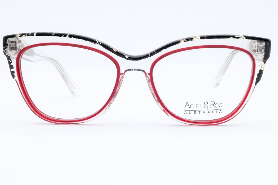 Achel & Roc Clique Cat Eye Clear Full Rim Eyeglasses