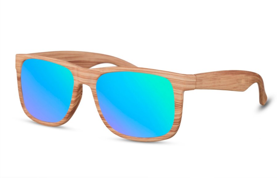Lume Square Brown Full Rim Sunglasses