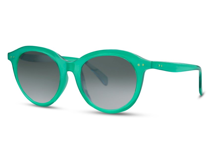 Elowen Round Green Full Rim Sunglasses