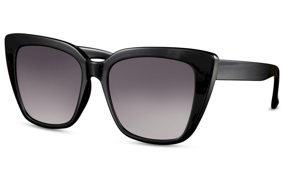Vesper Cat Eye Black Full Rim Sunglasses