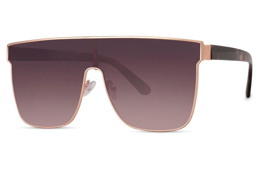 Glint Square Gold Full Rim Sunglasses