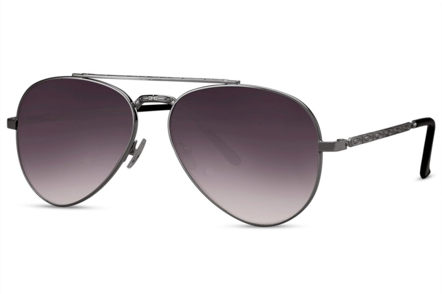 Celeste Aviator Black Full Rim Sunglasses