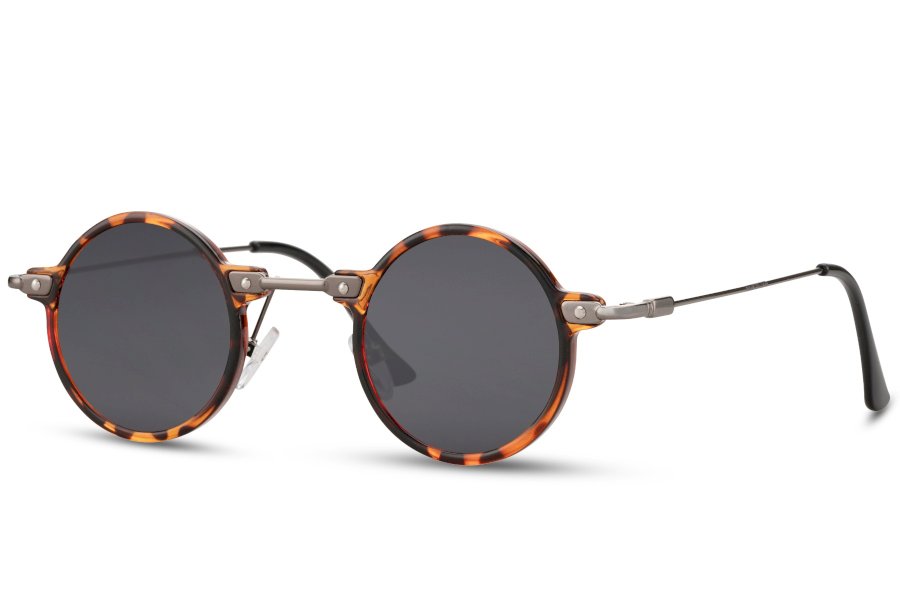 Orbit Round Brown Full Rim Sunglasses