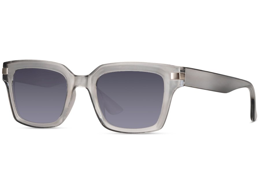 Ashen Wayfarer Grey Full Rim Sunglasses
