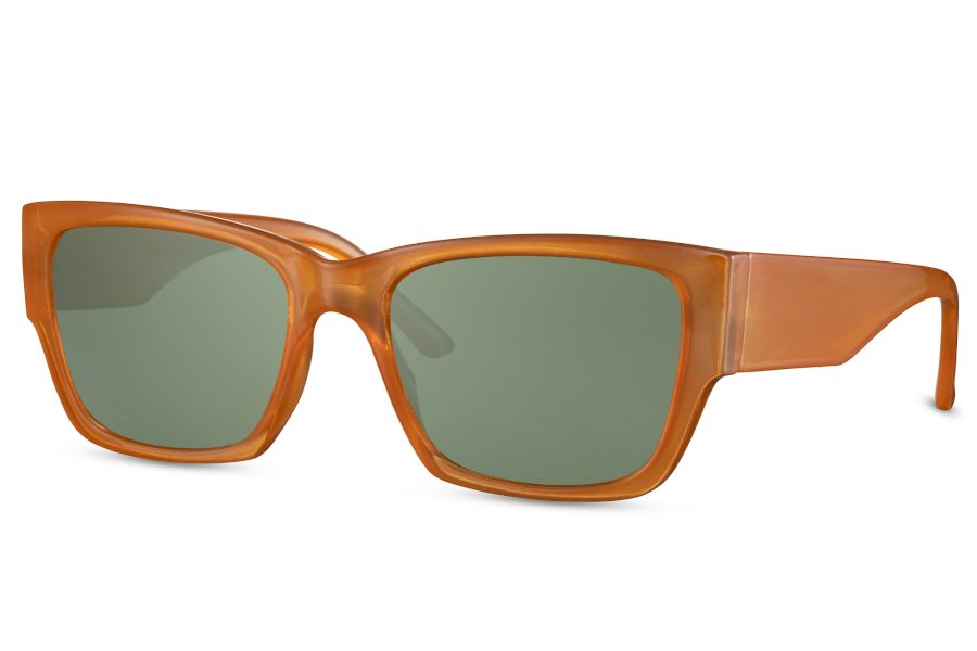 Ambera Cat Eye Orange Full Rim Sunglasses