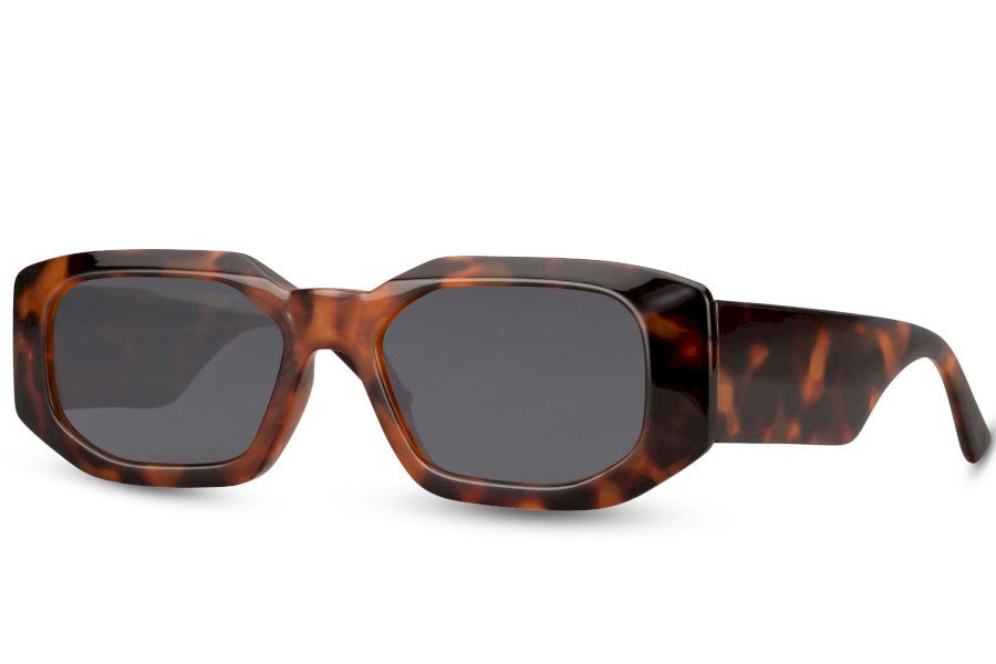 Arco Geometric Brown Full Rim Sunglasses