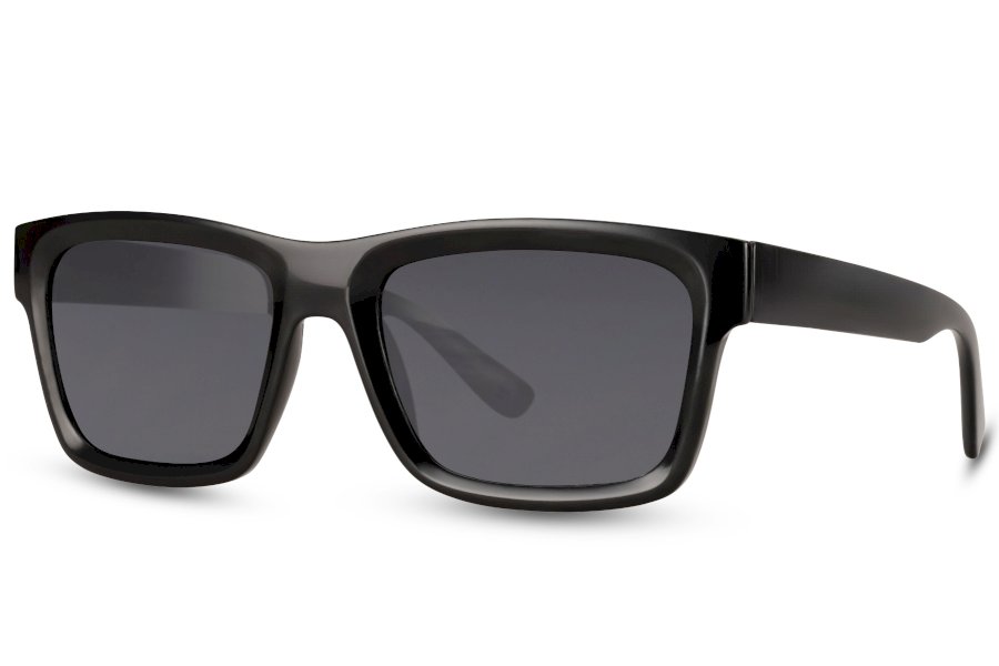 Core Square Black Full Rim Sunglasses
