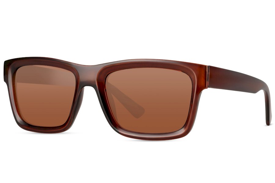 Brunel Square Brown Full Rim Sunglasses