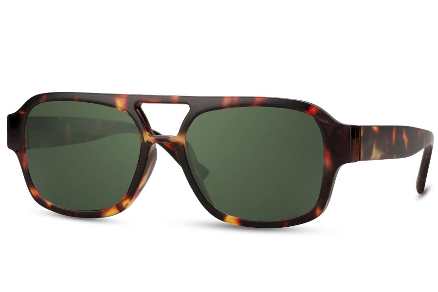 Cairn Square Brown Full Rim Sunglasses