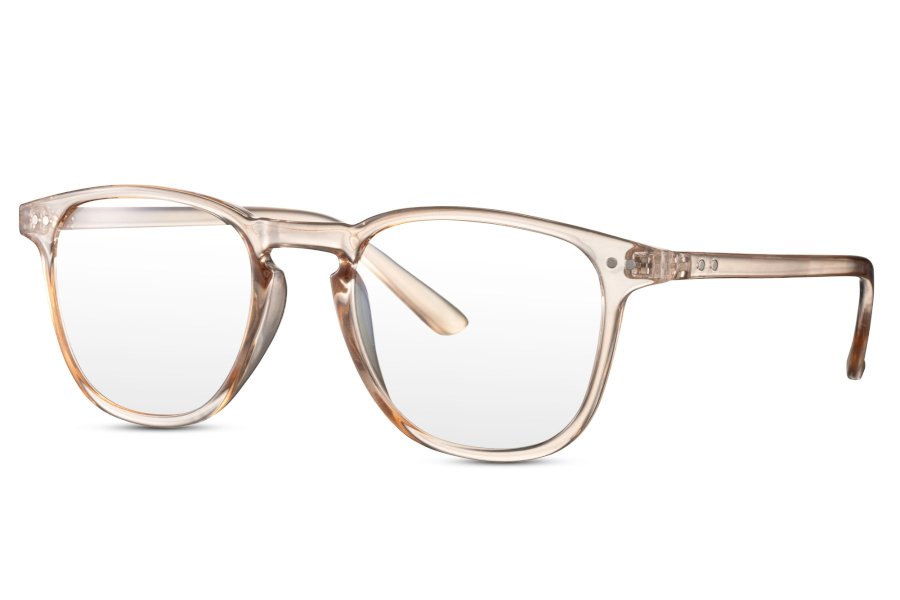 Lexen Square Beige Full Rim Eyeglasses