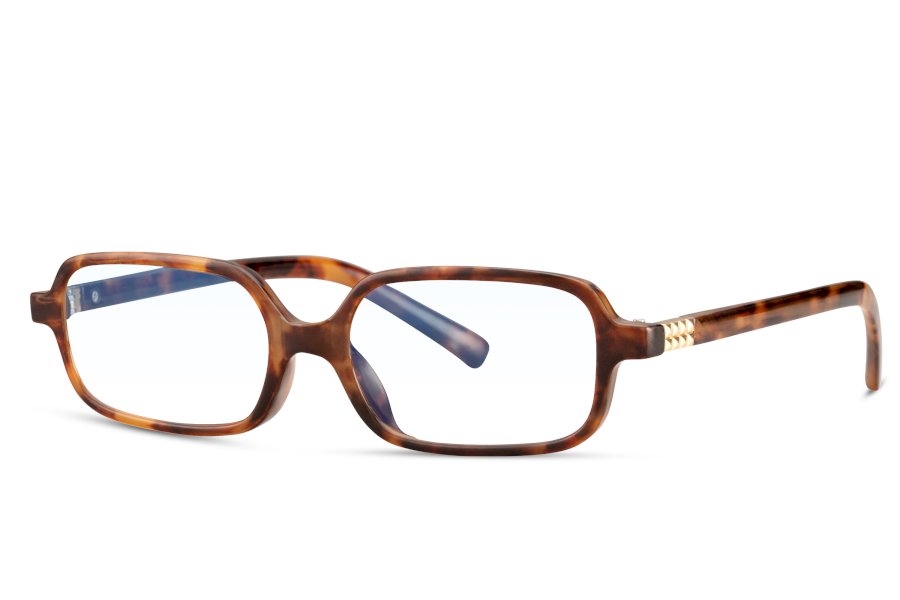 Rekto Rectangle Brown Full Rim Eyeglasses