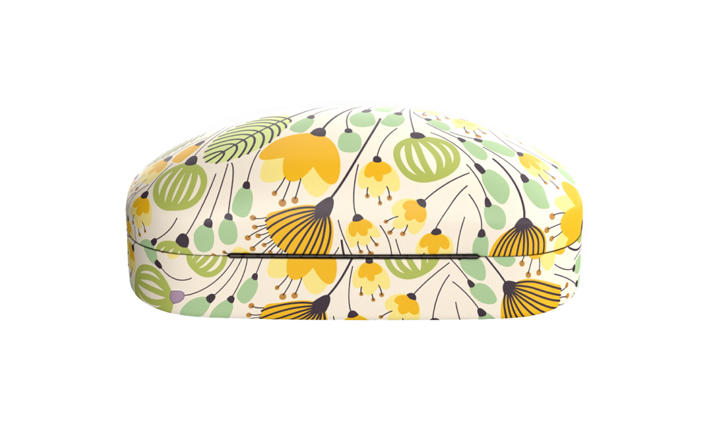 Yellow Blossoms Sunglass Case  Yellow  Cases