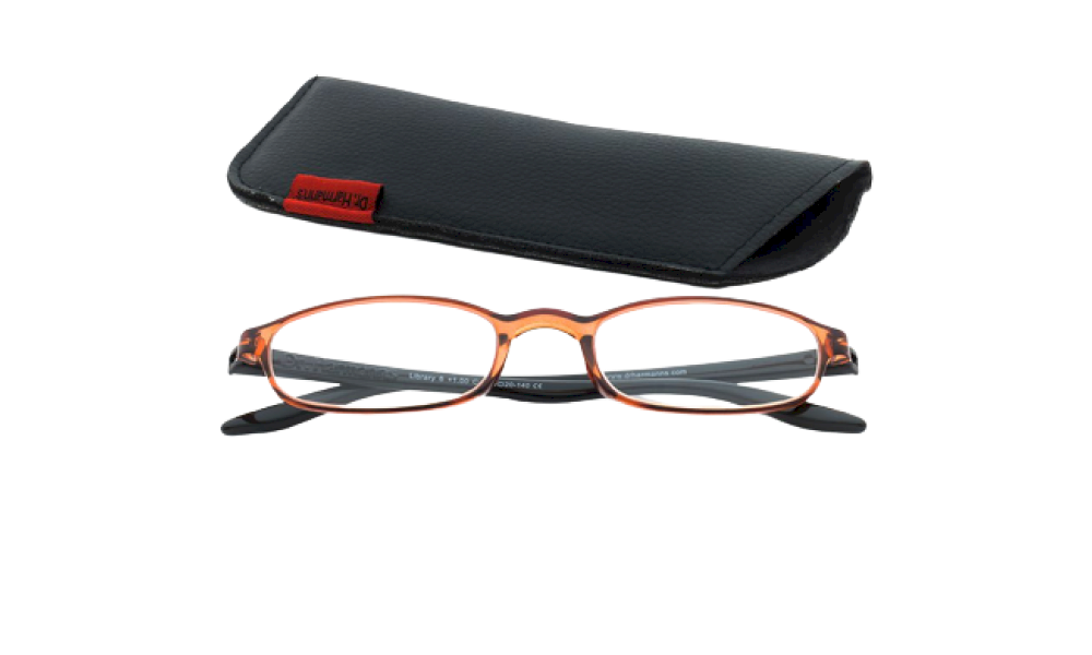 Library6 Oval Brown Full Rim Readingglasses