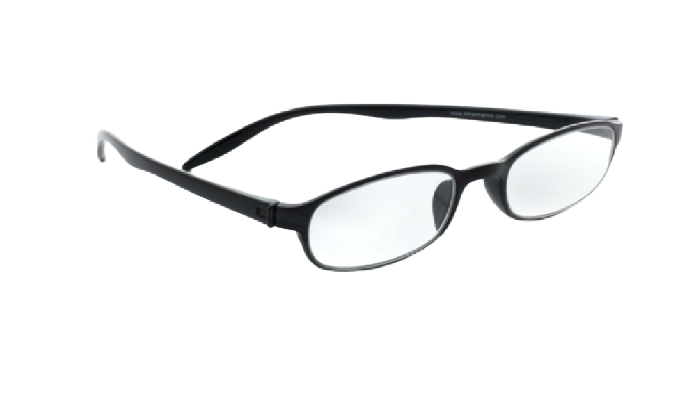 Library6 Oval Black Full Rim Readingglasses