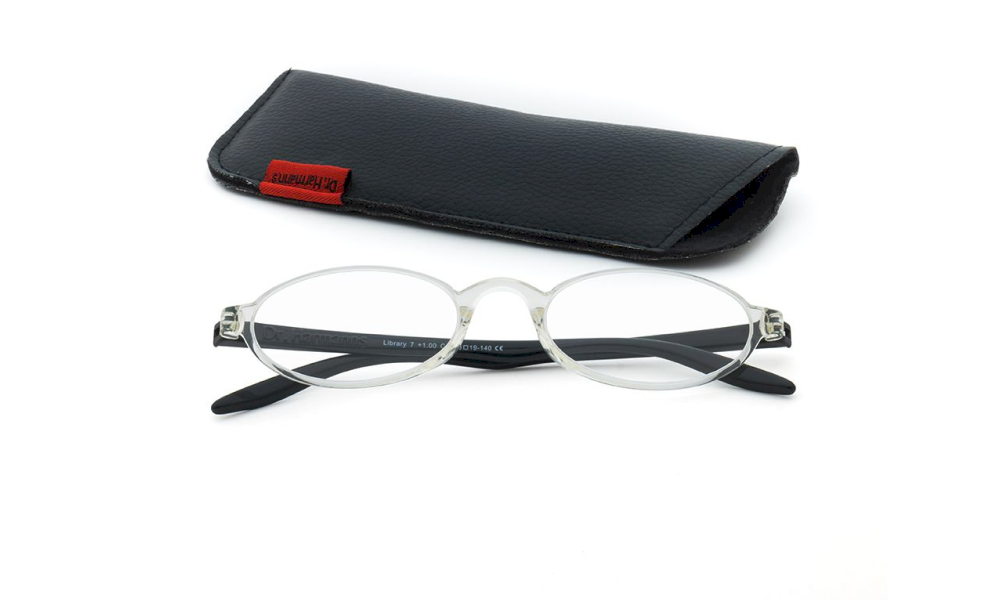 Library7 Oval Clear Full Rim Readingglasses