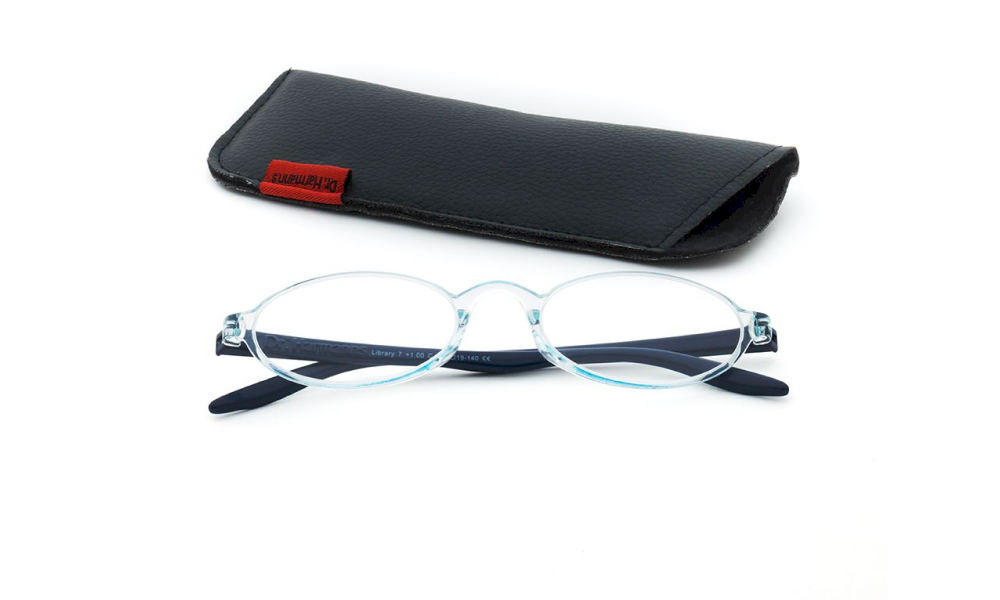 Library7 Oval Clear Full Rim Readingglasses