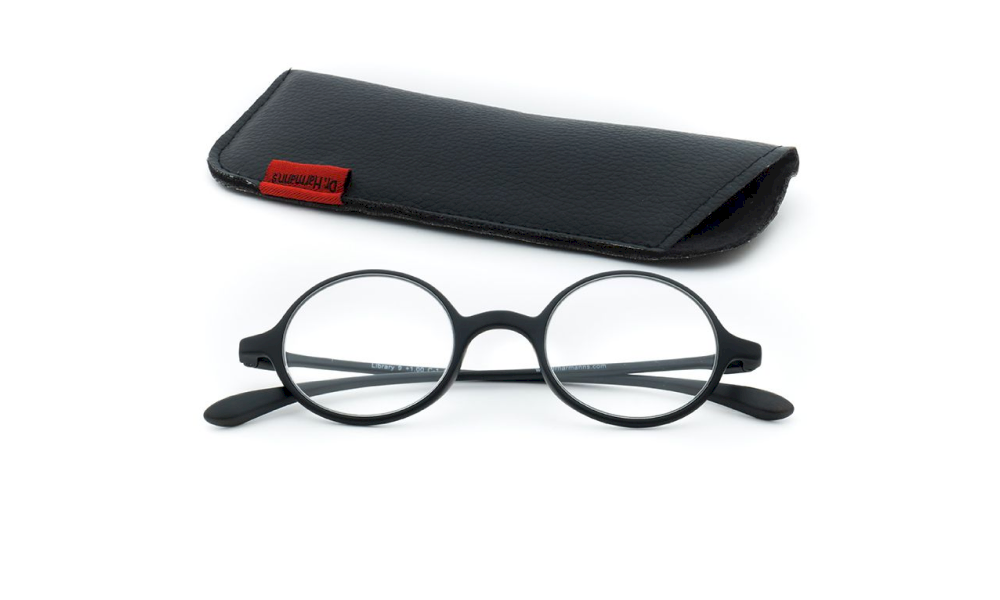 Library9 Round Black Full Rim Readingglasses