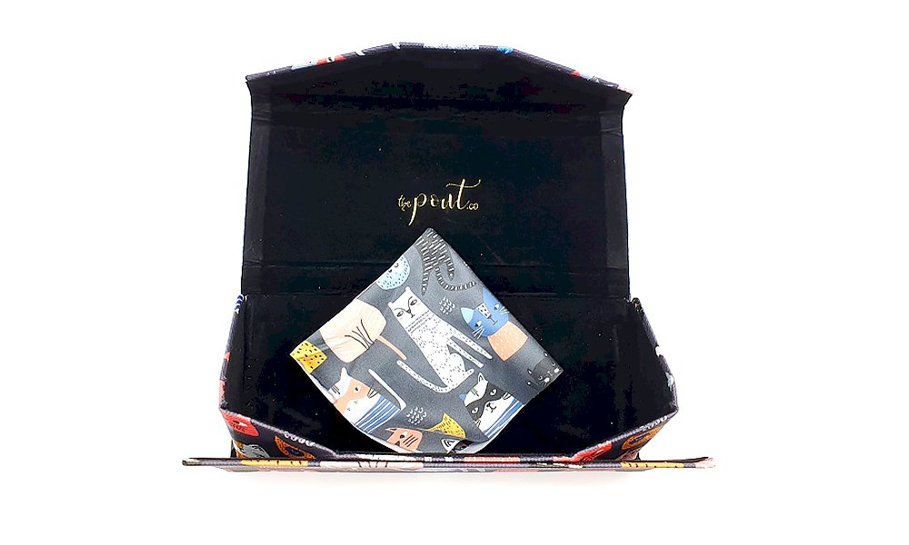 Crazy Cats Folding Case  Multicolour  Cases